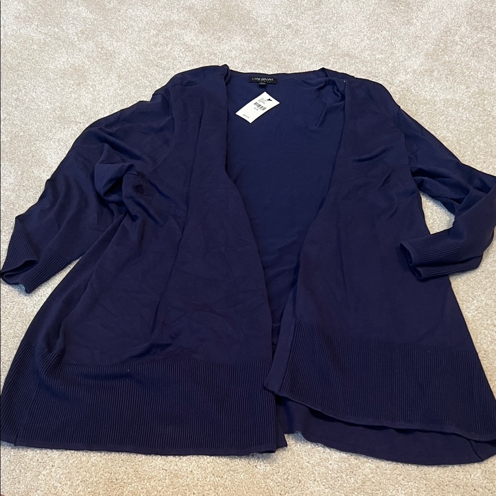 Lane Bryant Deep Blue Cardigan